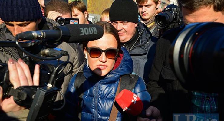 В Киеве задержали журналистку Life News, приехавшую на "русский марш" (видео)