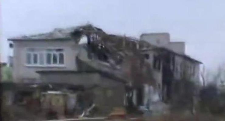 Поселок Хрящеватое под Луганском: уничтоженные здания и заброшенные дома