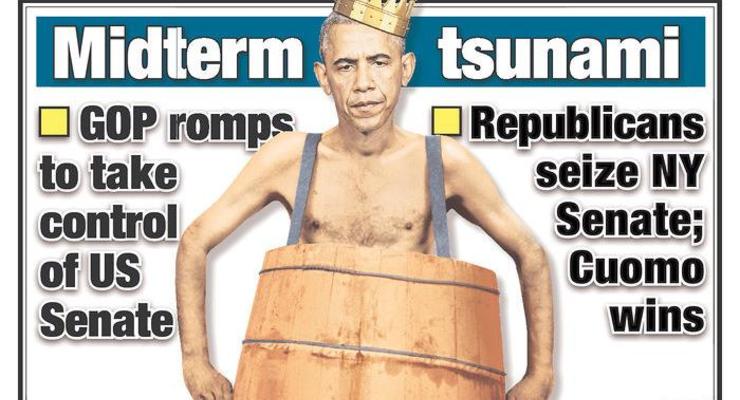 А король-то голый! Пресса высмеивает поражение Обамы и демократов в США