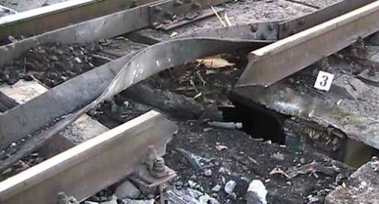 В Харьковской области произошел взрыв на железной дороге