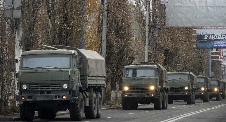 В Донецке и Макеевке замечен военный конвой