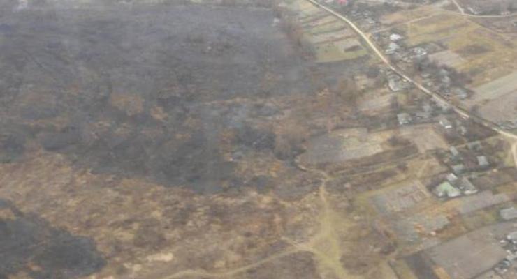 В Черниговской области тушат масштабные торфяные пожары