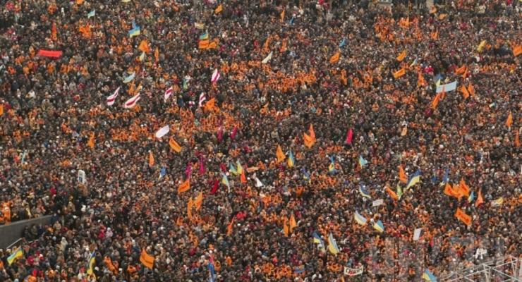 Хроника Оранжевой революции в фотографиях
