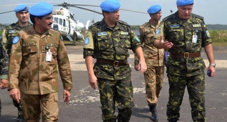 В Конго арестовали украинских миротворцев из-за формы