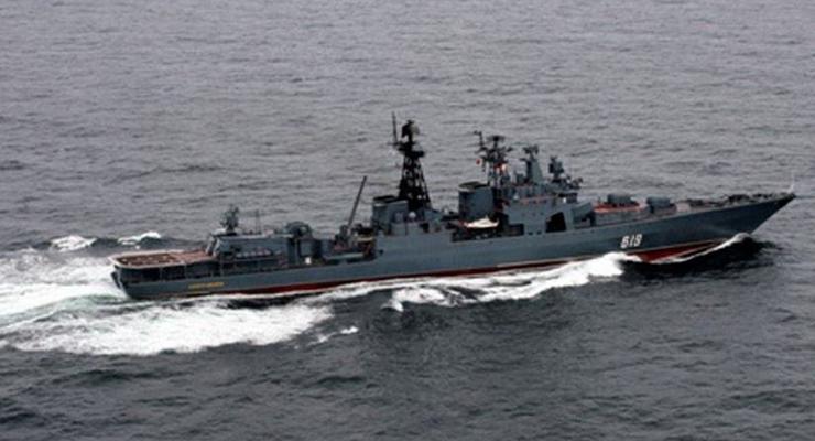 Российские военные корабли вошли в пролив Ла-Манш