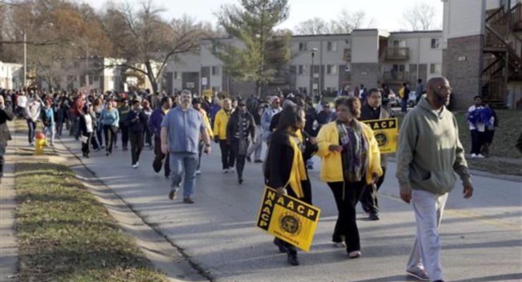 Жители Фергюсона начали семидневный марш к резиденции губернатора Миссури