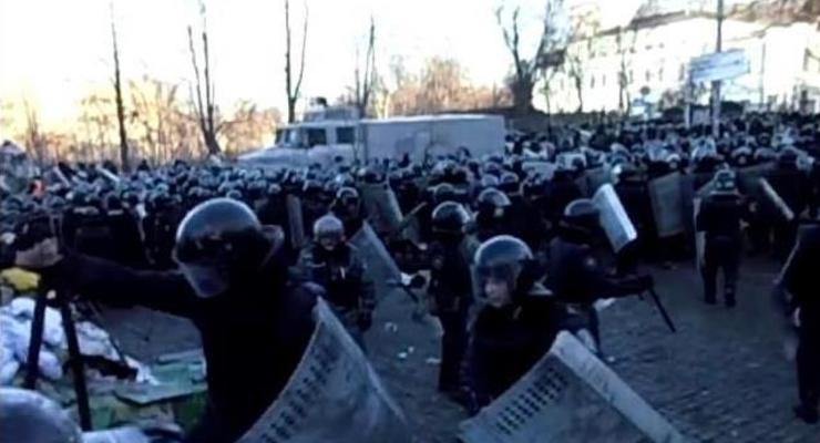 Обнародованы кадры, снятые бойцом ВВ во время Евромайдана