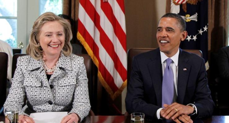 Обама встретился с Хиллари Клинтон