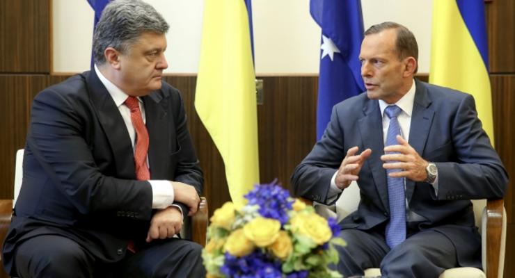 Порошенко провел встречу с премьер-министром Австралии
