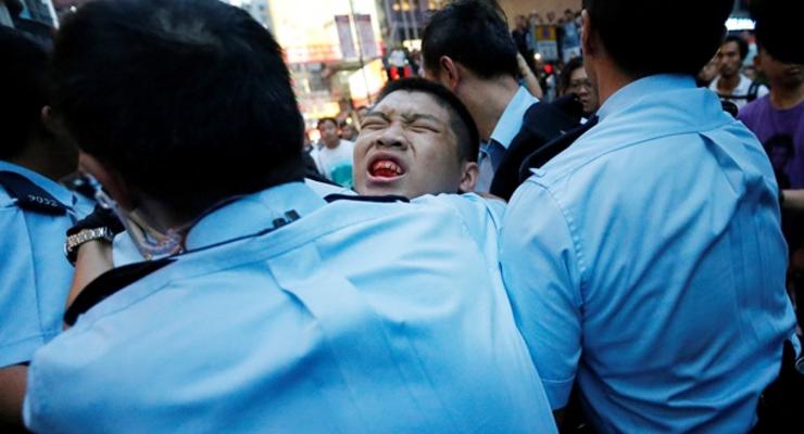 В Гонконге начались задержания демонстрантов