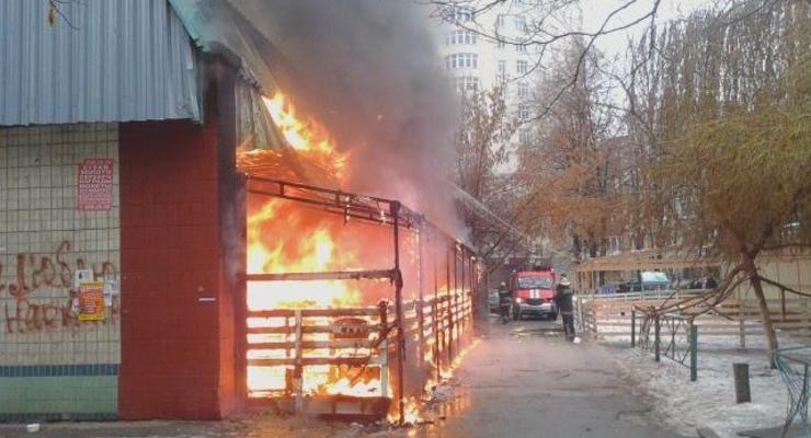 В Киеве сгорел Портер Паб