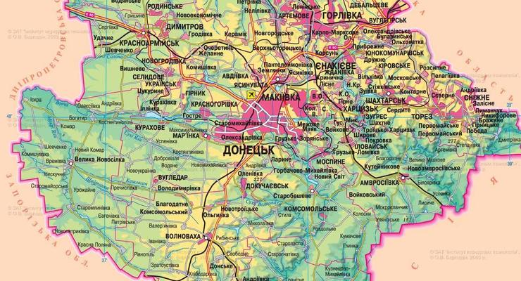 Рада изменила границы районов Донецкой области
