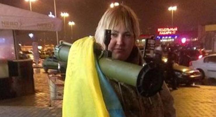 Волонтер ради эксперимента проехалась по Харькову с гранатометом