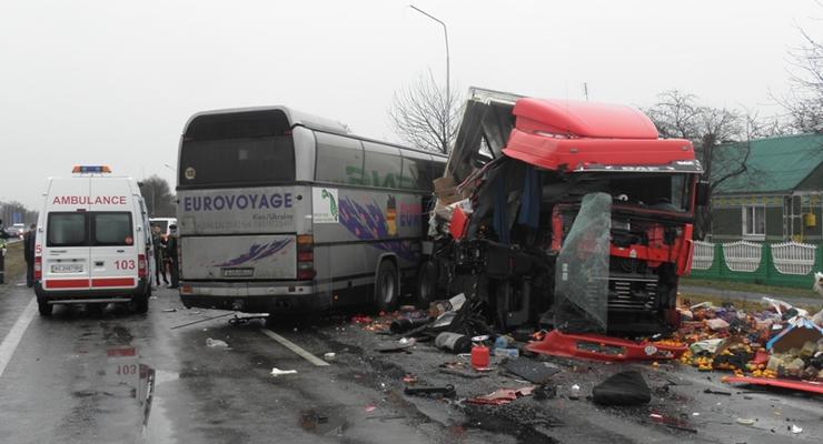 Выросло число жертв ДТП на Волыни с участием автобуса из Германии