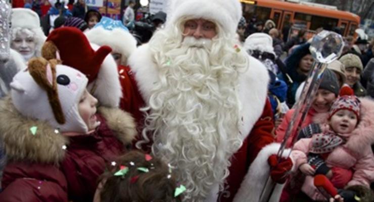 В Киеве упал спрос на услуги Деда Мороза