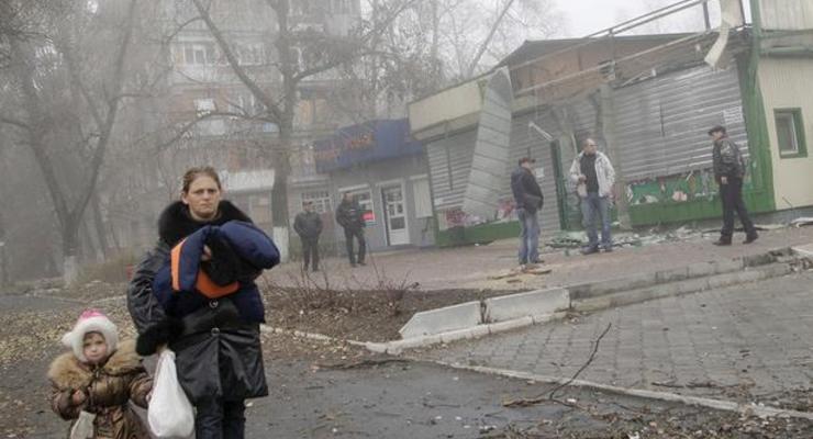 В Горловке мать с девятилетней дочкой попали под обстрел