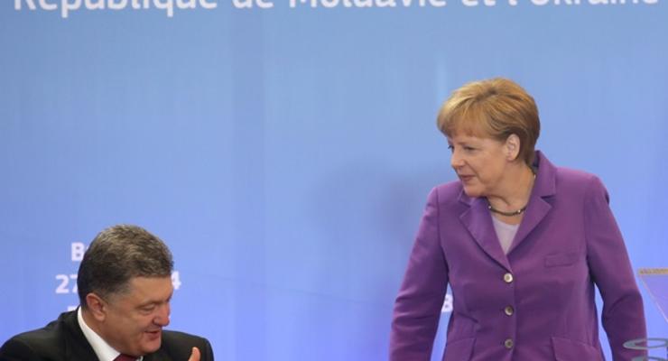 Порошенко рассказал Меркель о плане реформ