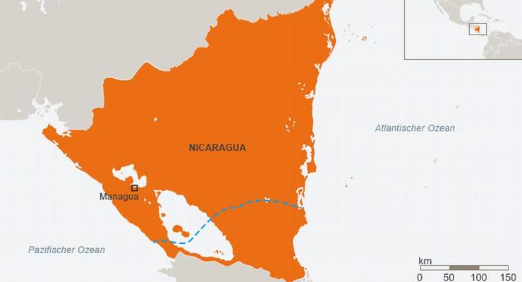 В Никарагуа начались работы по прокладке канала между двумя океанами