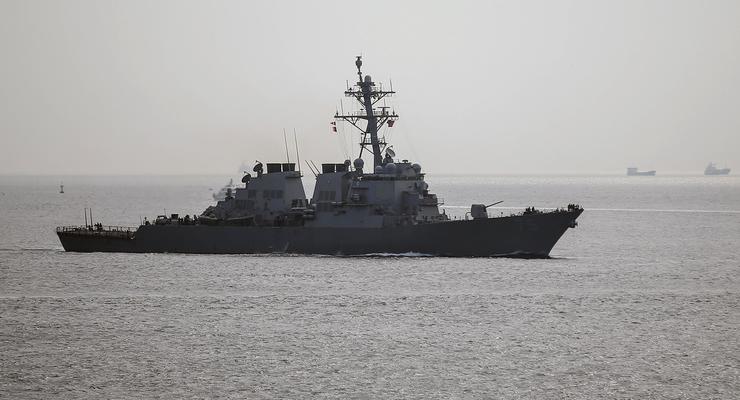 Американский боевой корабль направляется в Черное море