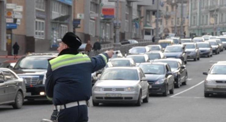 На дорогах Киева пробки достигли семи баллов