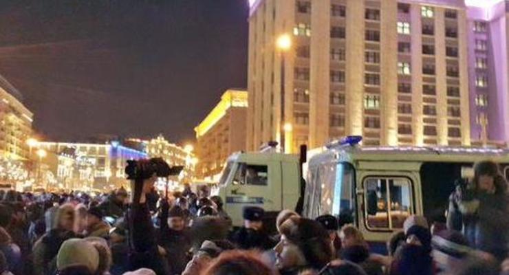 Московская полиция отчиталась об акции на Манежной площади