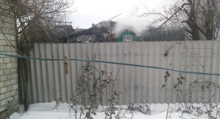 В Дебальцево жилые дома попали под обстрел