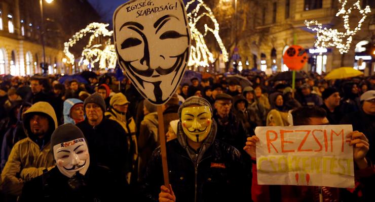 В Венгрии протестовали против сближения с Россией
