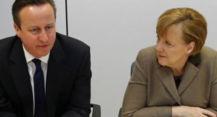 Меркель обсудит с Кэмероном ситуацию в Украине