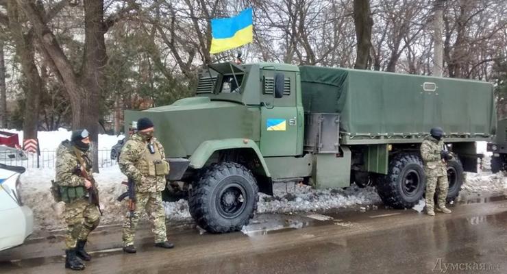 В Одессе появились вооруженные бойцы Нацгвардии: идет антитеррористическая отработка