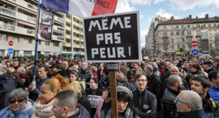 На марши единства во Франции вышли три миллиона человек