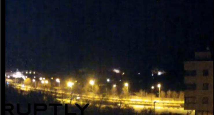 Появилось видео обстрелов донецкого аэропорта