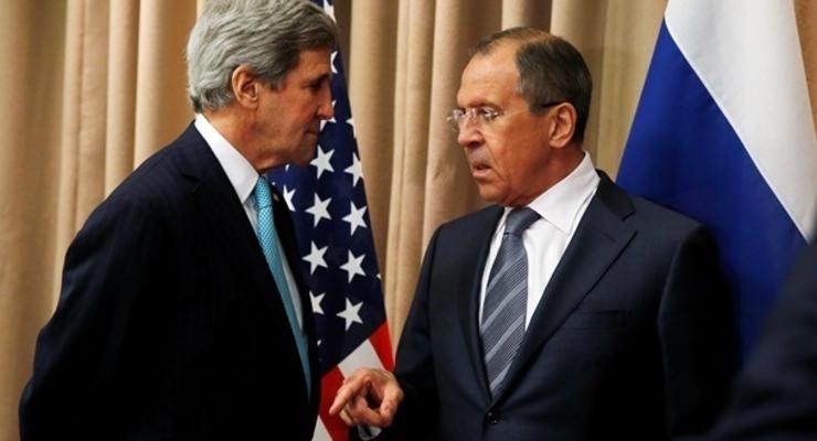 Лавров обсудил с Керри ситуацию в Украине и Сирии