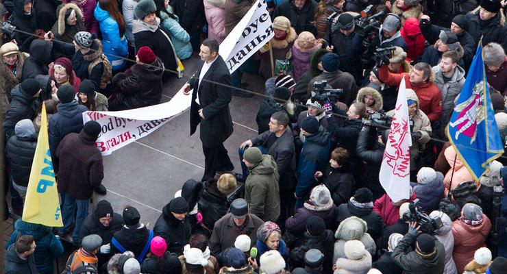 Активист обвинил Кличко в избиении