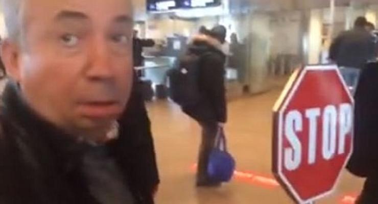 Мэра Донецка Лукьянченко засекли в аэропорту Брюсселя