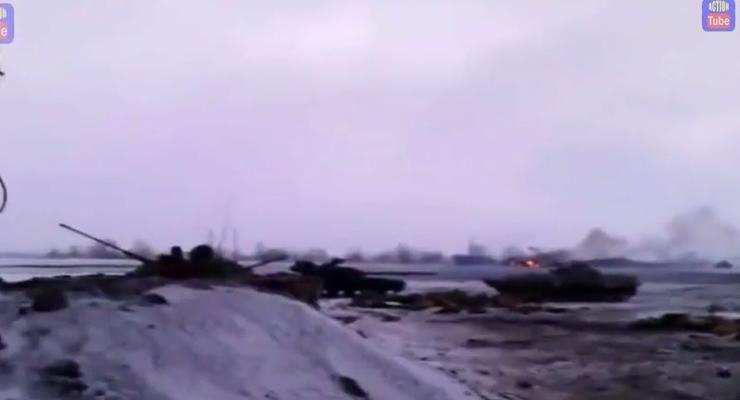 "Сепарский Т-72": появилось видео уничтоженной под Дебальцево техники
