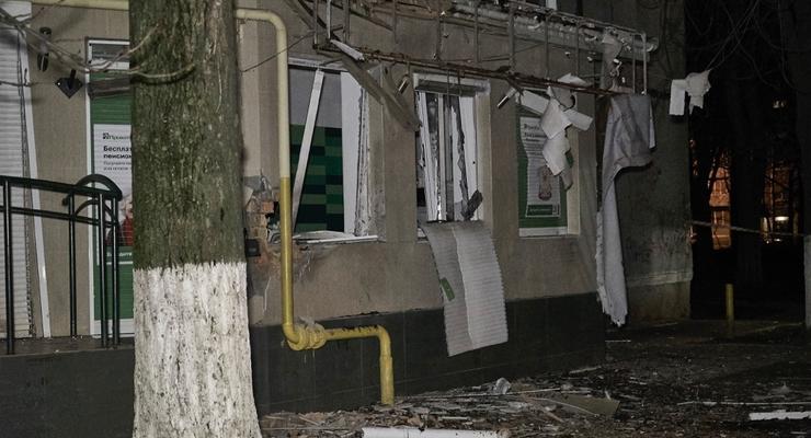 В Одессе взорвали газовую трубу, пострадало отделение ПриватБанка