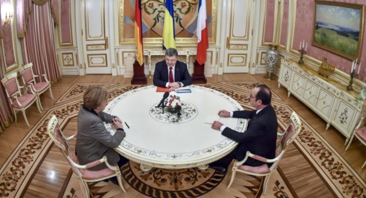 Порошенко, Меркель, Олланд и Путин сегодня проведут телефонные переговоры - СМИ