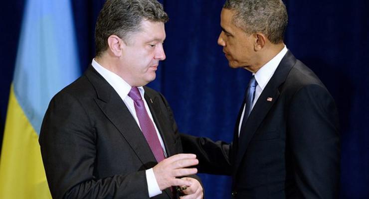 Порошенко обговорил с Обамой ситуацию на Донбассе