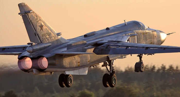 В России потерпел крушение бомбардировщик Су-24