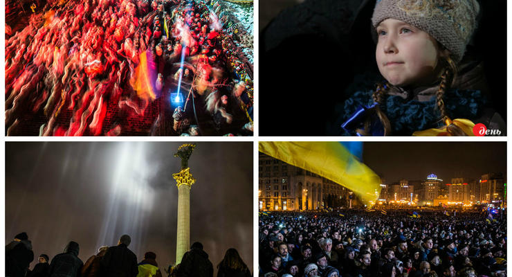 Как в Киеве почтили память героев Небесной сотни (фоторепортаж)