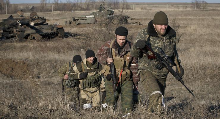 Карта АТО 23 февраля. Боевики собирают силы на Донецком и Горловском направлении