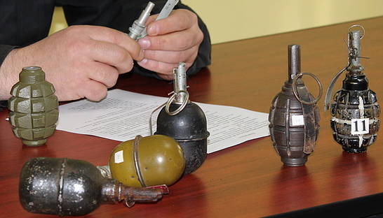 В Мариуполе обнаружили склад взрывчатки боевиков