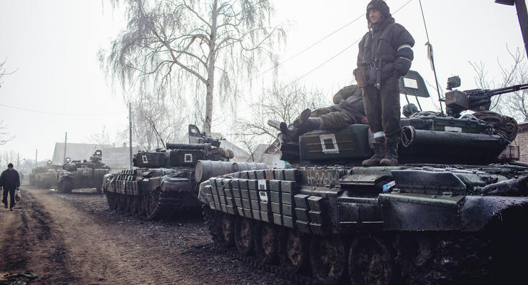 Штаб АТО: После полуночи позиции украинских войск почти не обстреливали
