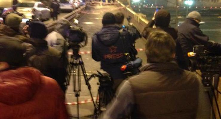 Смерть Бориса Немцова: появились фото с места убийства