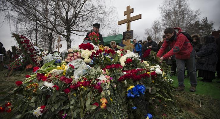 Бориса Немцова похоронили на Троекуровском кладбище Москвы
