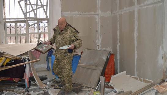 За время обстрелов боевиками Луганщины повреждены восемь церквей