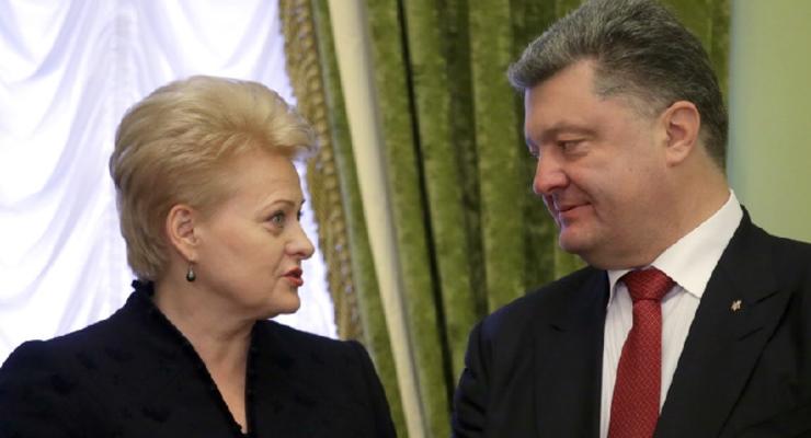 В Украину прибывает президент Литвы Даля Грибаускайте
