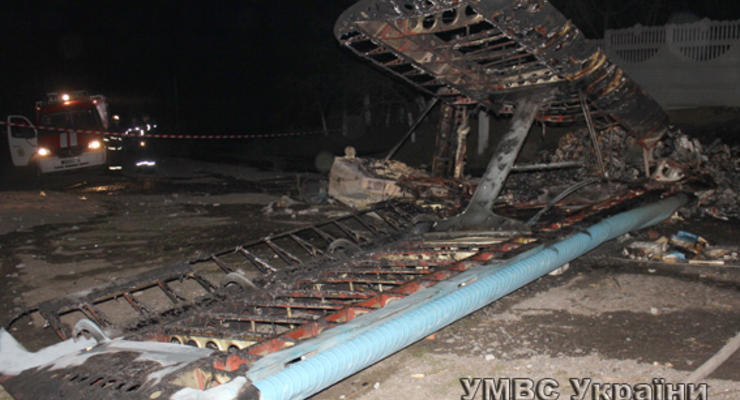 Ночью в Волынской области упал самолет Ан-2, пилот погиб