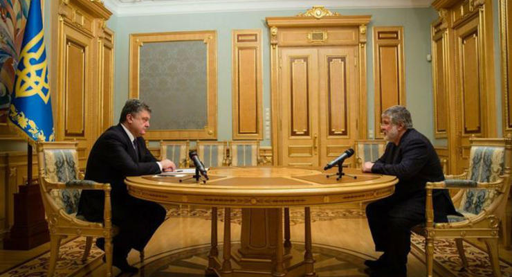 Порошенко рассказал, о чем говорил с Коломойским перед его отставкой