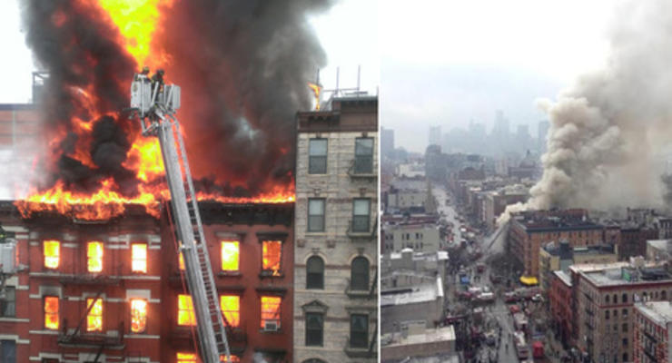 В Нью-Йорке при взрыве в жилом доме пострадали 30 человек
